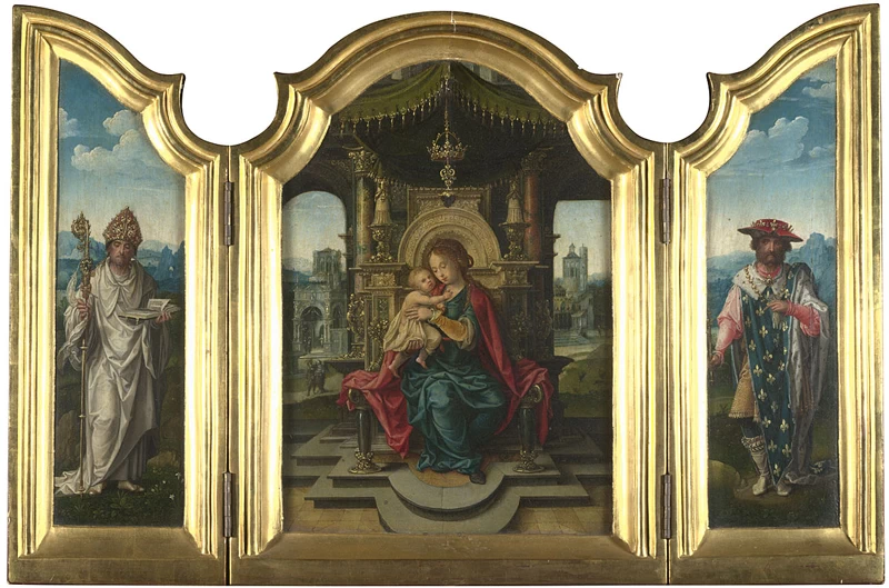 La Vergine col Bambino in trono - National Gallery, Londra